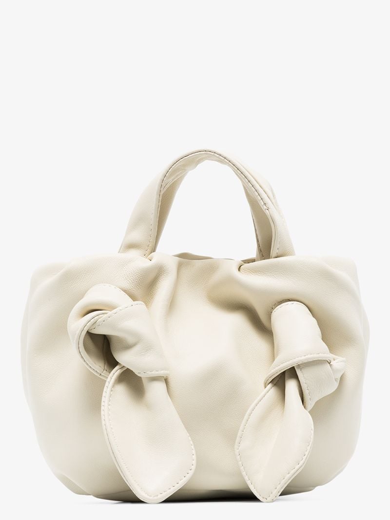 Cream Ronnie Leather Bracelet Bag