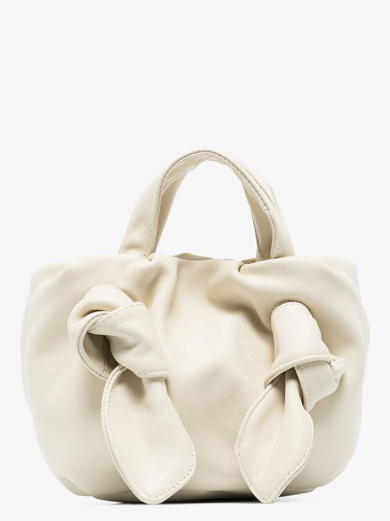 Cream Ronnie Leather Bracelet Bag