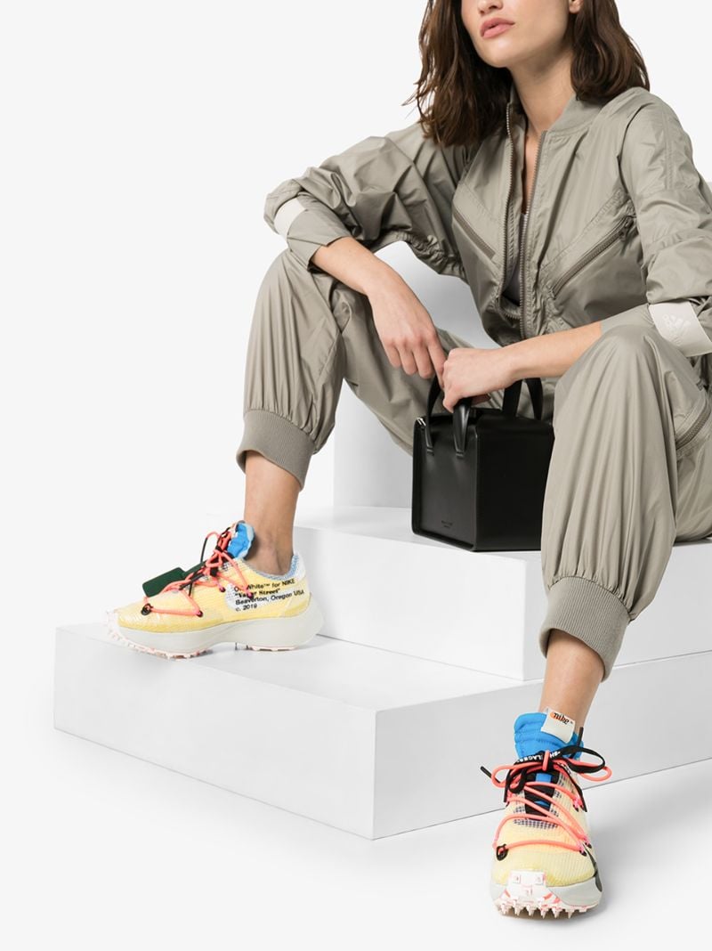X Off-white Yellow Vapor Street Sneakers