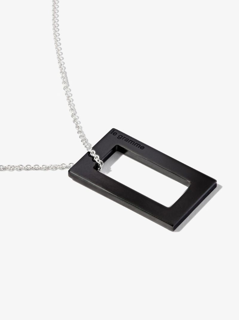 Sterling Silver Le 2.1g Ceramic Pendant Necklace