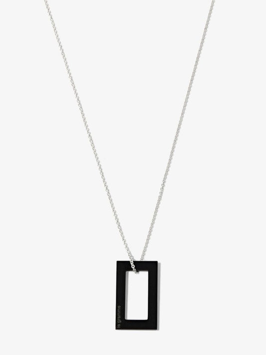 Sterling Silver Le 2.1g Ceramic Pendant Necklace