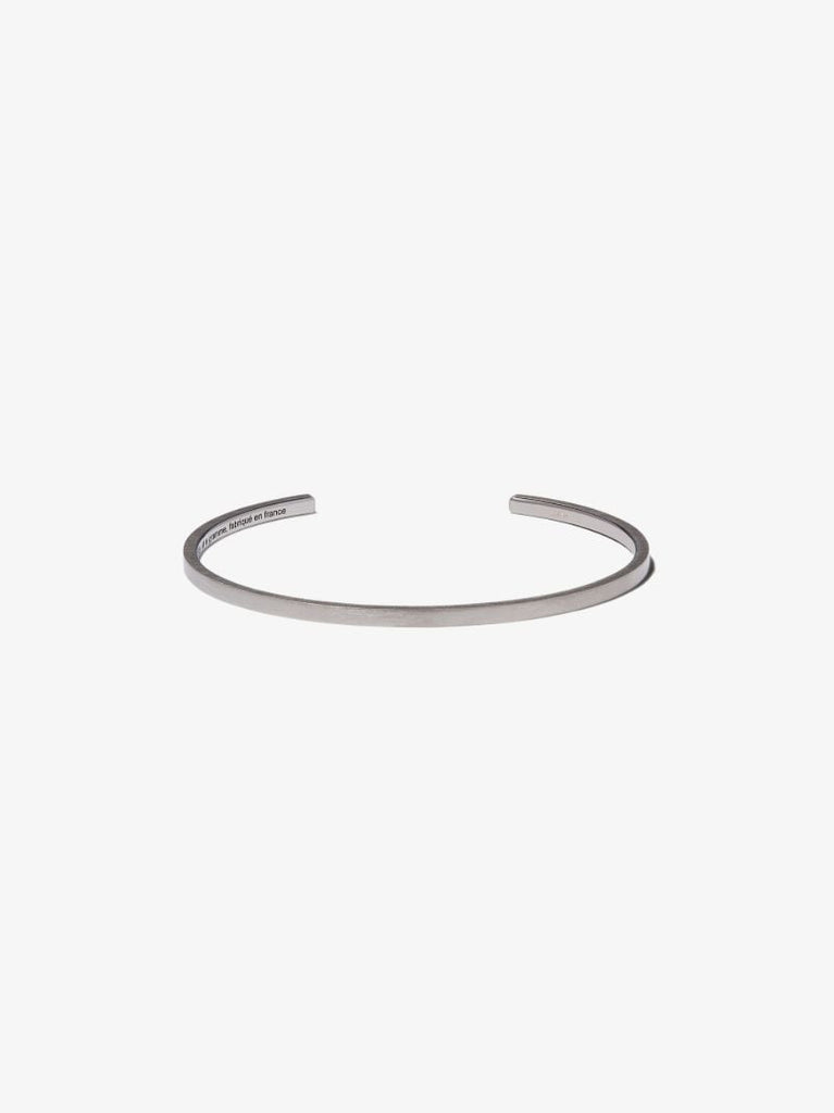 Black Sterling Silver Le 7g Ribbon Bracelet