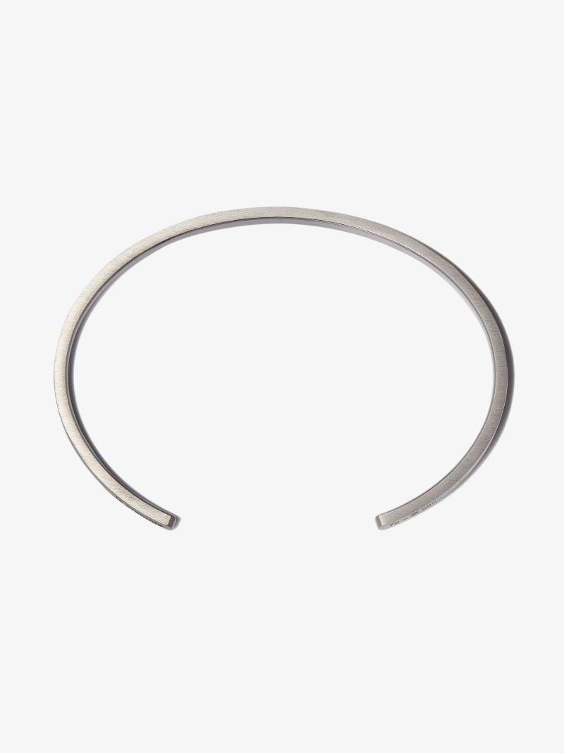 Black Sterling Silver Le 7g Ribbon Bracelet