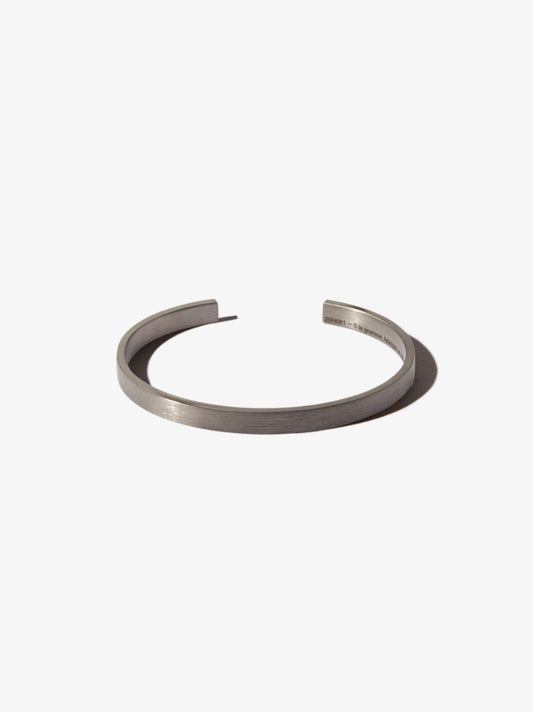 Black Sterling Silver 15g Ribbon Bracelet