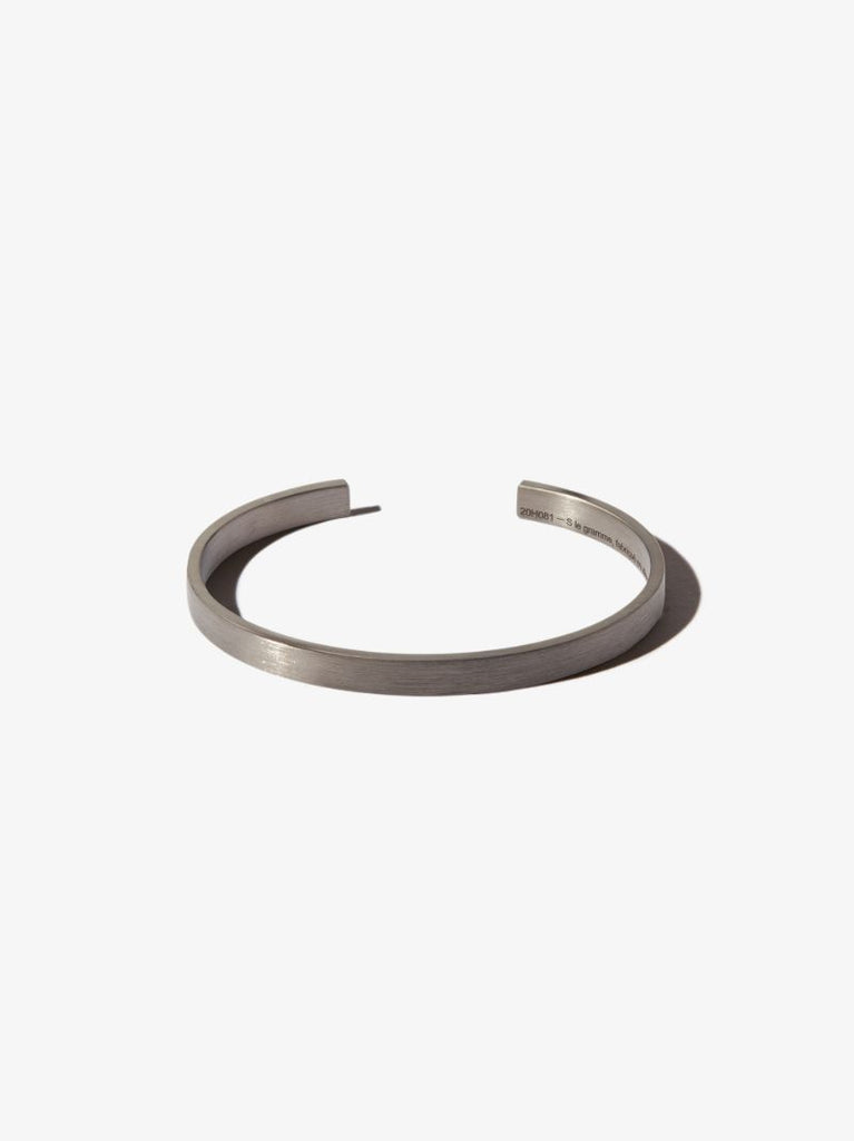 Black Sterling Silver 15g Ribbon Bracelet