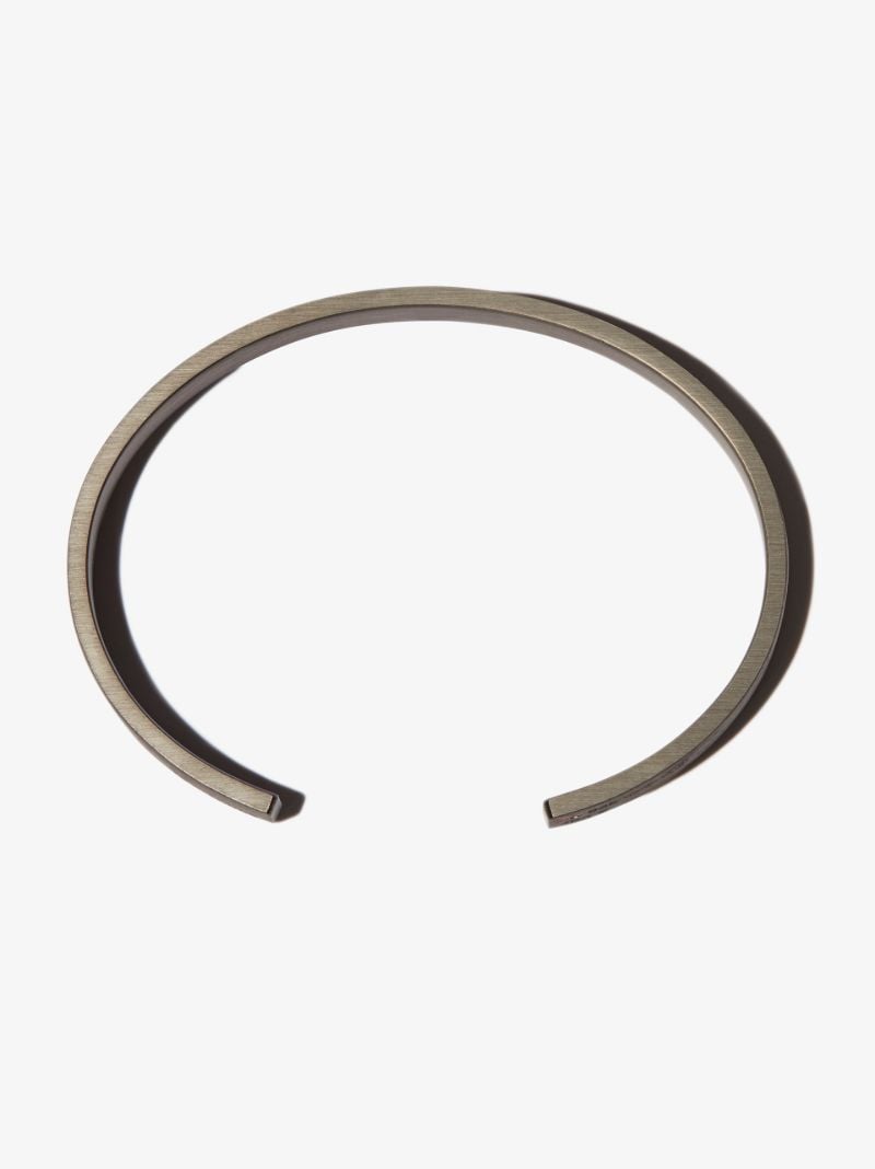 Black Sterling Silver 15g Ribbon Bracelet