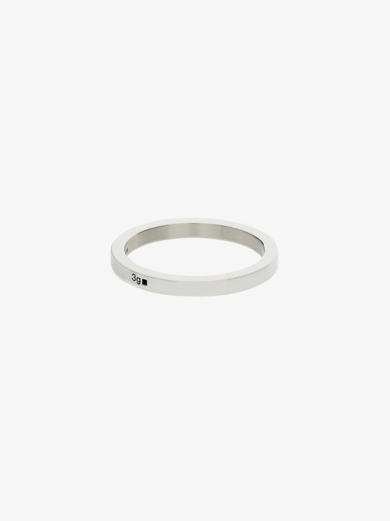 Sterling Silver La 3g Polished Ribbon Ring