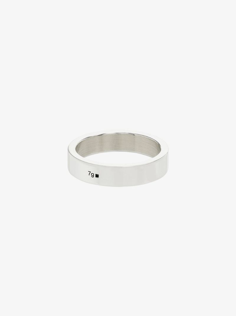 Sterling Silver La 7g Polished Ribbon Ring