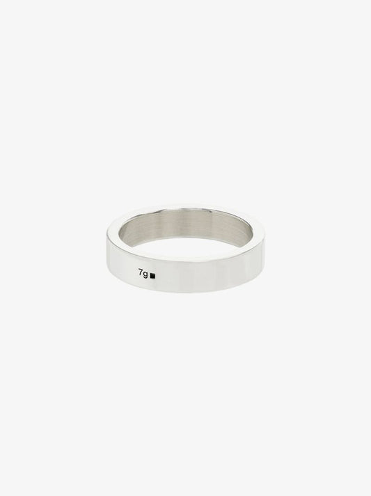 Sterling Silver La 7g Polished Ribbon Ring