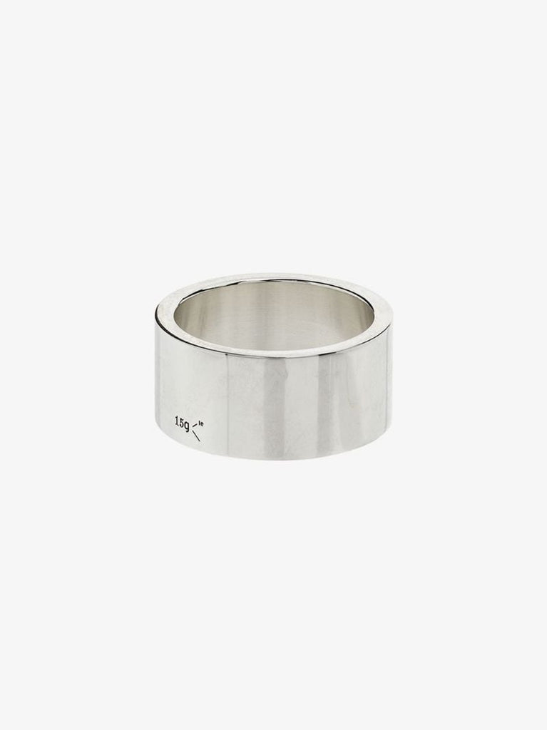 Sterling Silver La 15g Polished Ribbon Ring