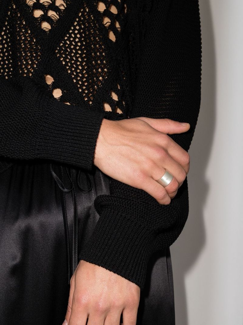 Le 17g Brushed Ribbon Ring