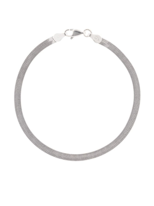 Silver Herringbone Bracelet