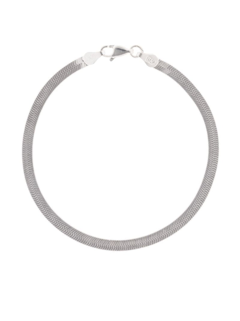Silver Herringbone Bracelet