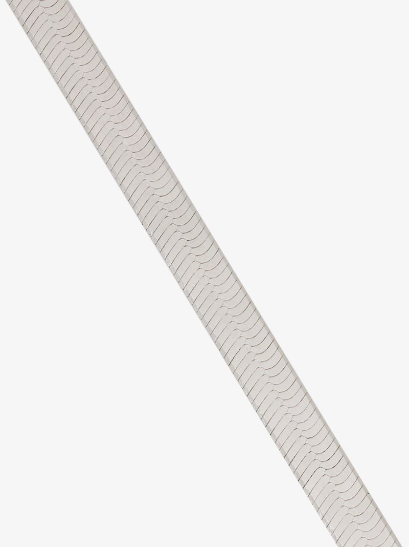 Silver Herringbone Bracelet
