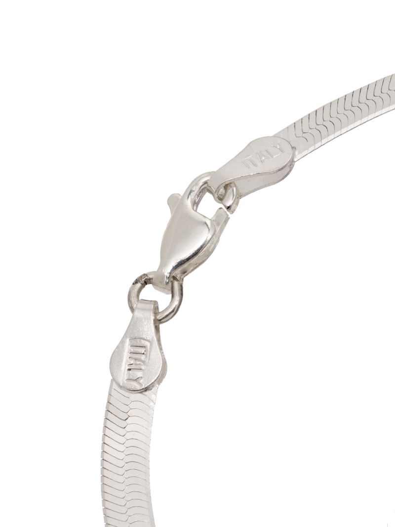 Silver Herringbone Bracelet
