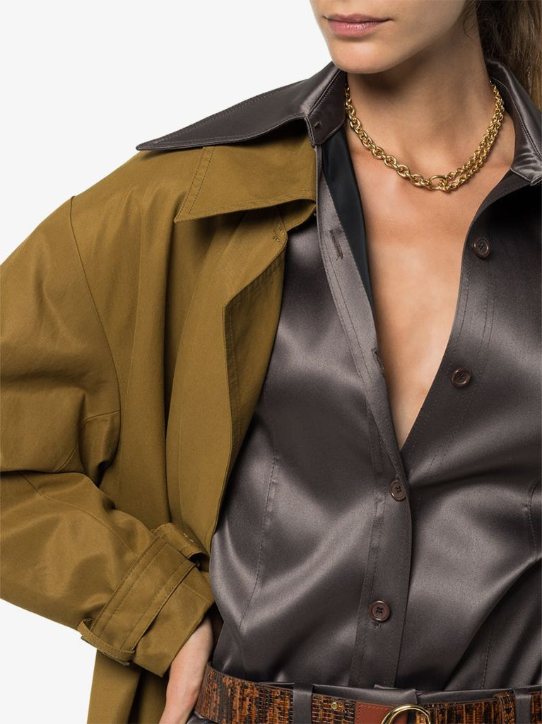18k Gold-plated Double Mix Chain Necklace