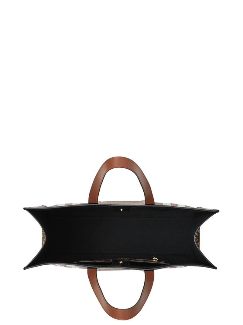 Monogram Stripe Tote Bag