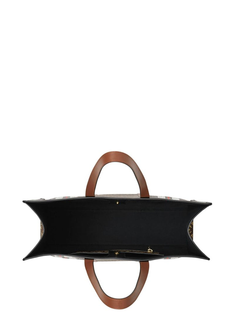 Monogram Stripe Tote Bag