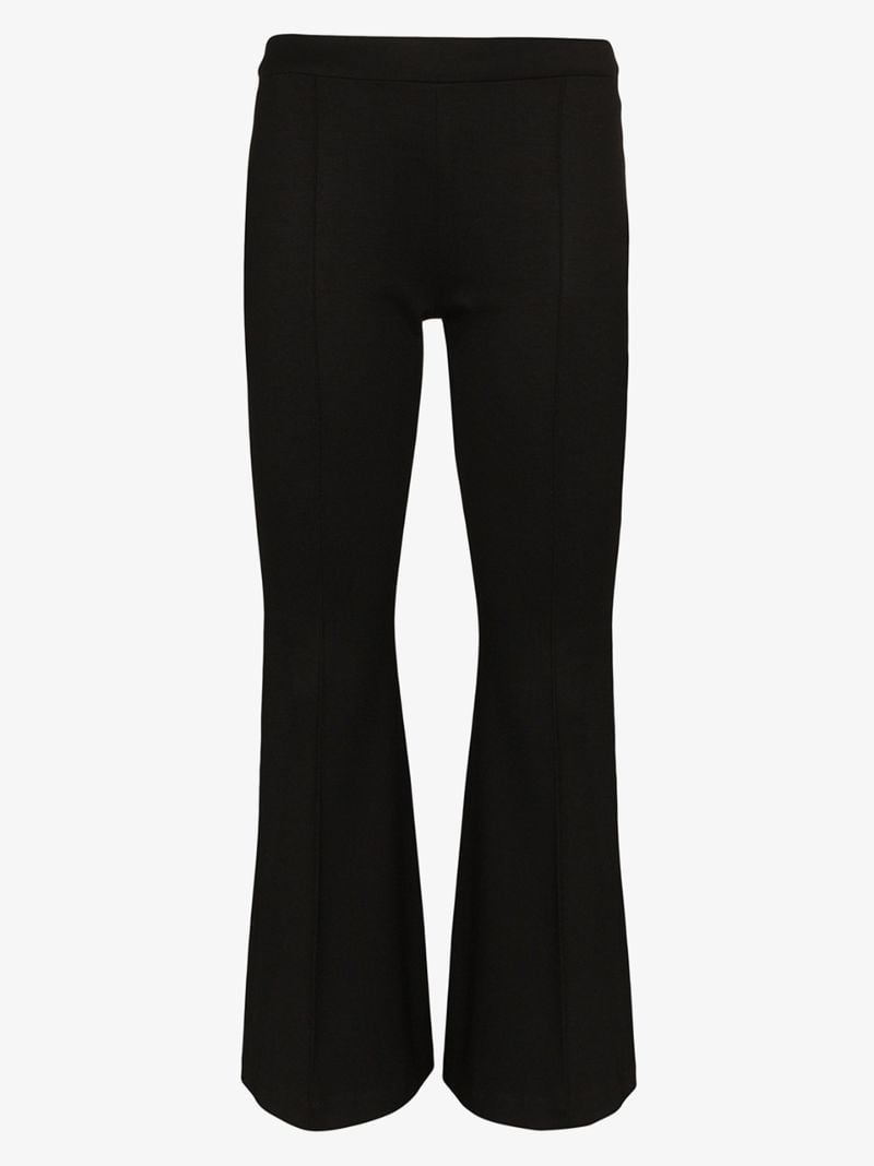 Flared Cropped Trousers
