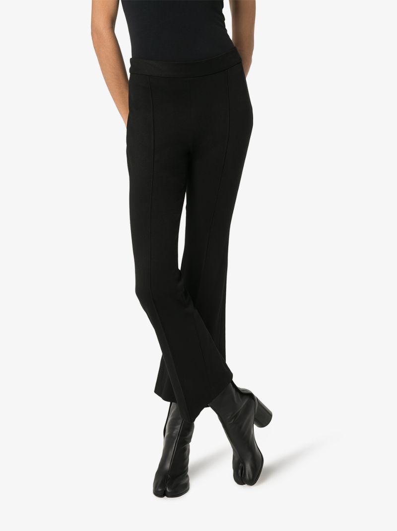 Flared Cropped Trousers