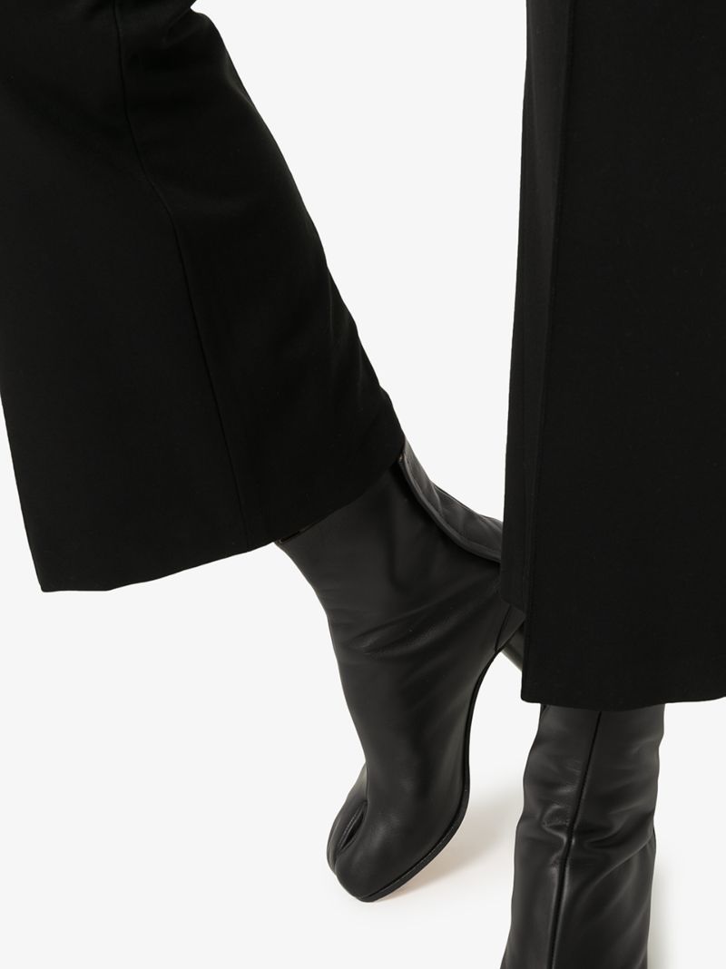 Flared Cropped Trousers