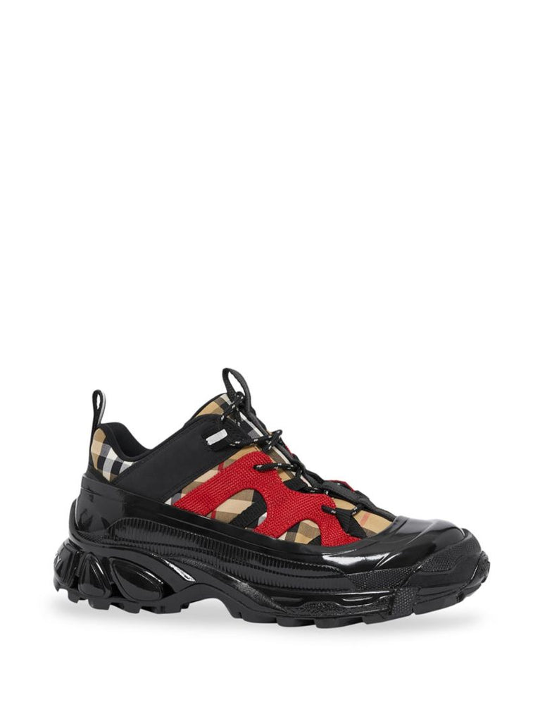 Multicoloured Arthur Vintage Check Sneakers