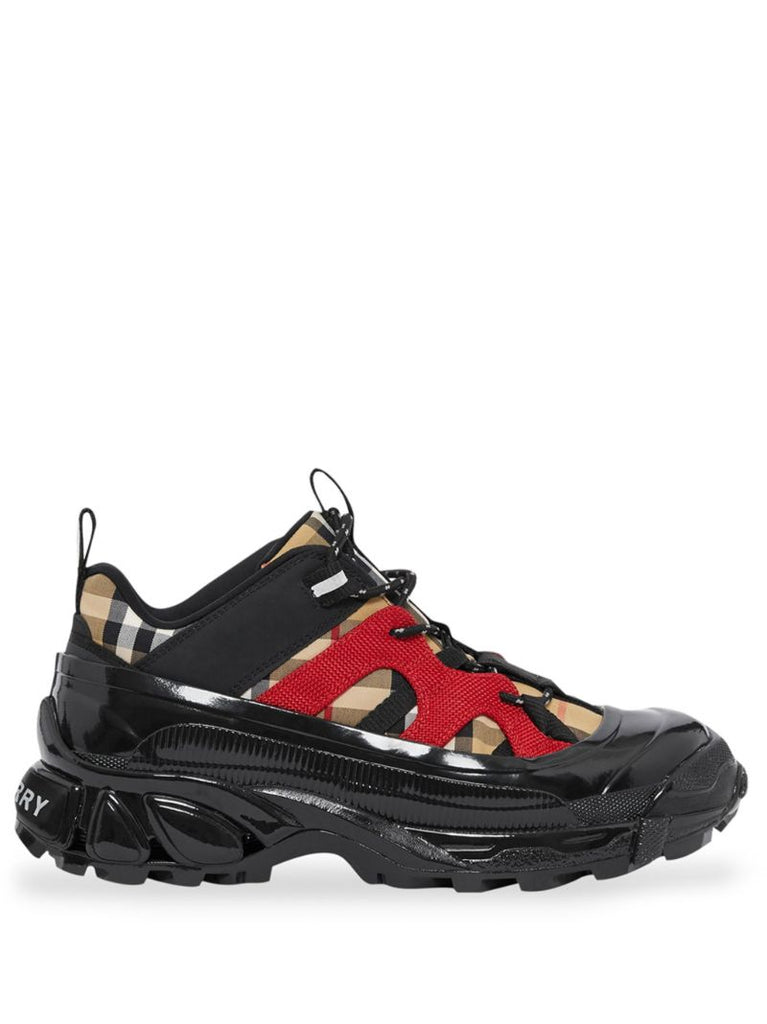 Multicoloured Arthur Vintage Check Sneakers
