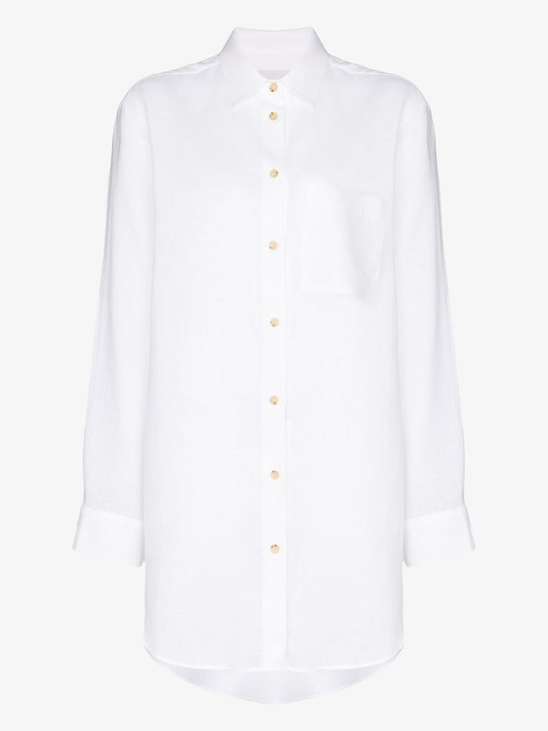 Oversized Linen Shirt