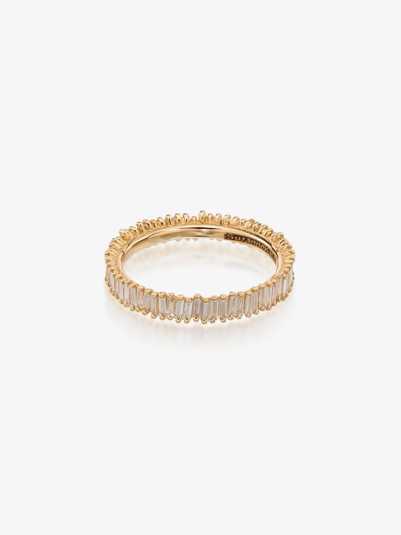 18k Yellow Gold Eternity Band Diamond Ring