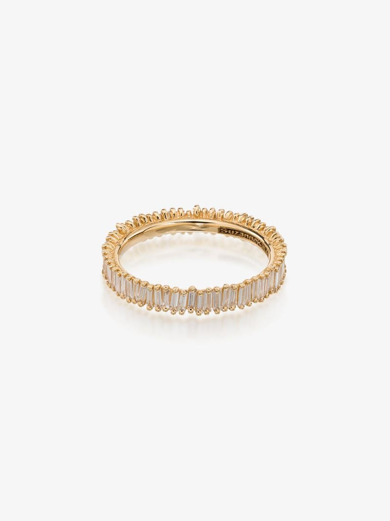 18k Yellow Gold Eternity Band Diamond Ring