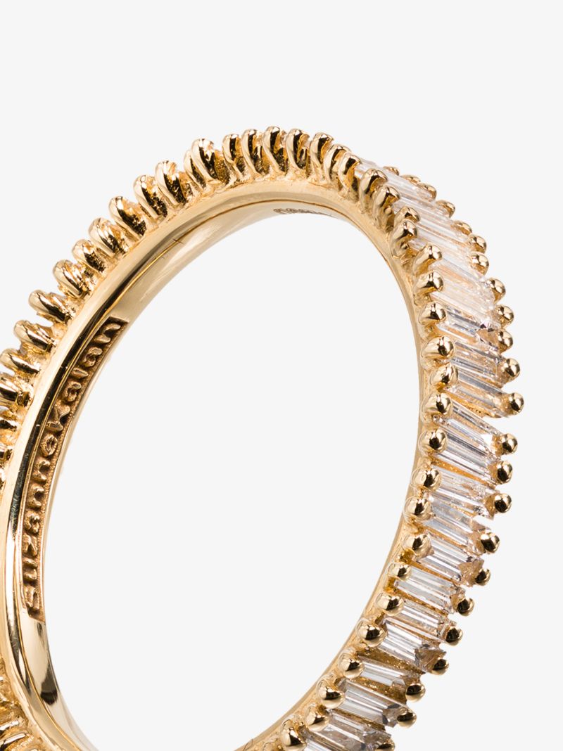 18k Yellow Gold Eternity Band Diamond Ring