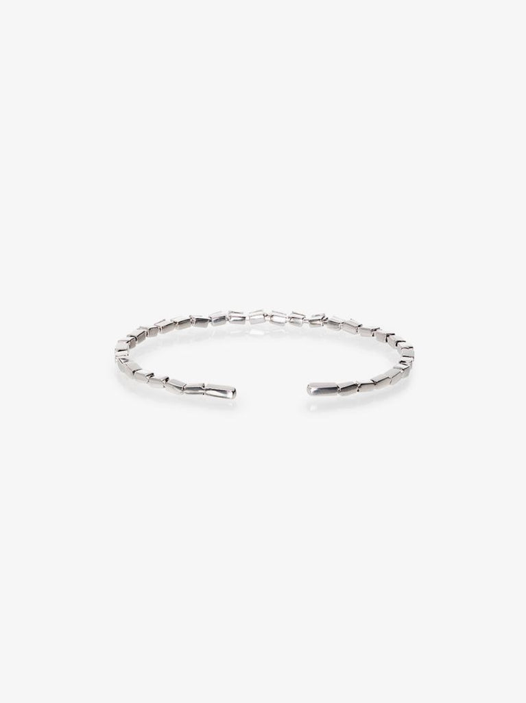 18k White Gold Fireworks Diamond Bangle