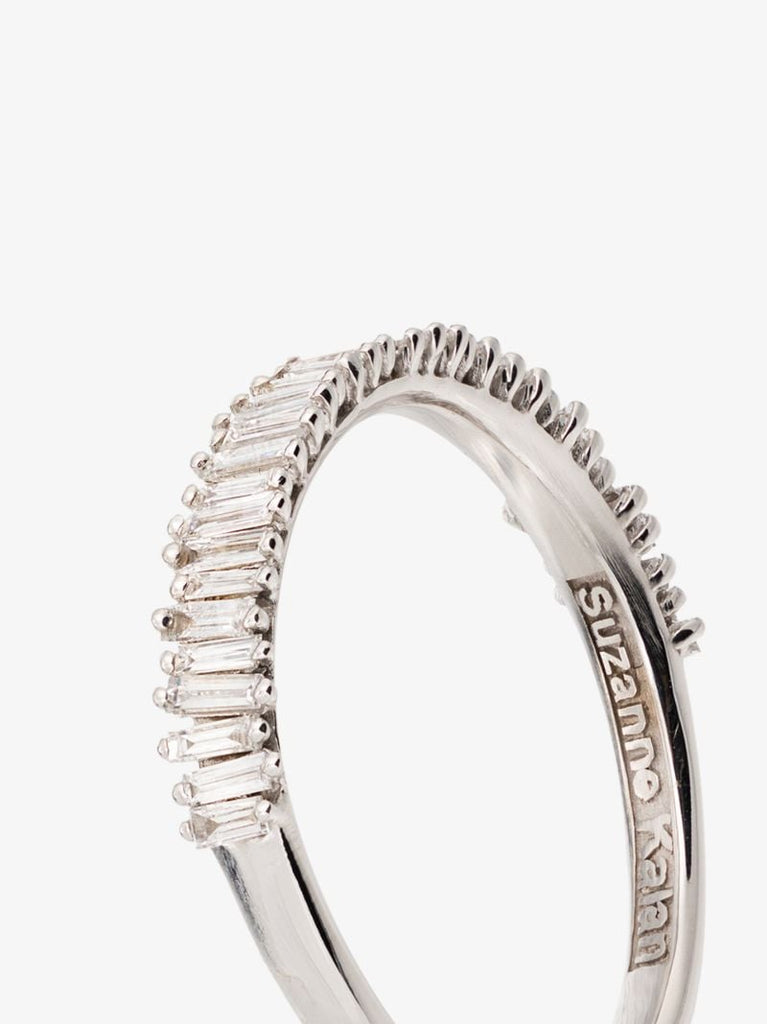 18k White Gold Baguette Diamond Ring