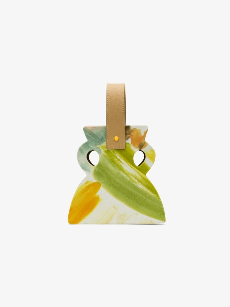 Beige Cut-out Vessel Mini Bag