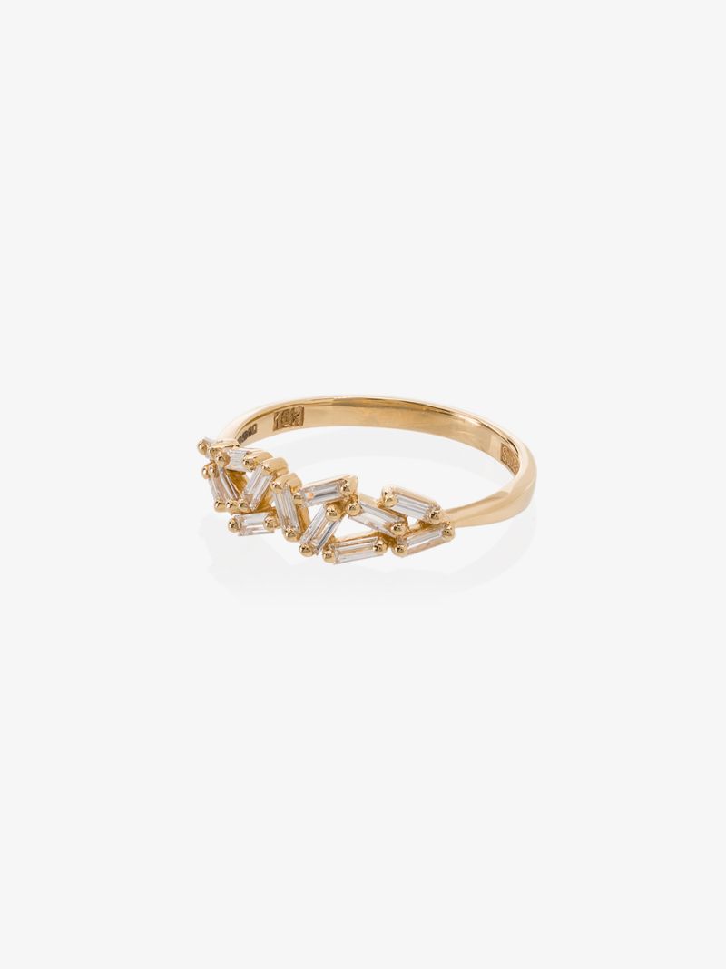 18k Yellow Gold Frenzy Diamond Ring