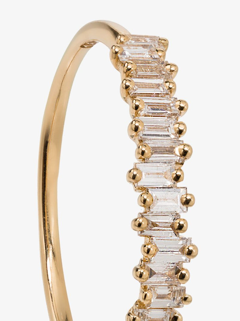 18k Yellow Gold Classic Diamond Stacker Band Ring