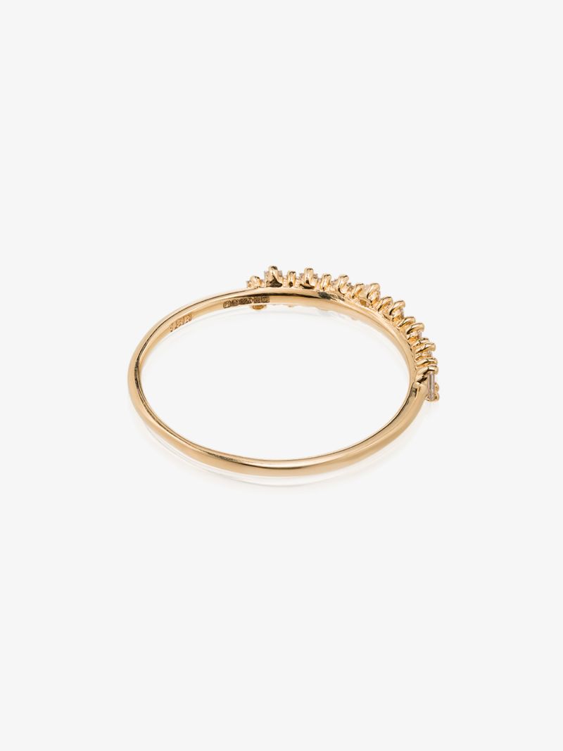 18k Yellow Gold Classic Diamond Stacker Band Ring