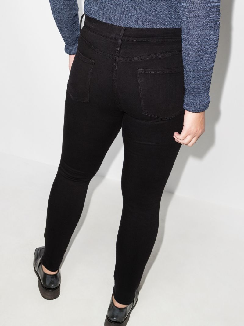 Black Le Color Skinny Jeans