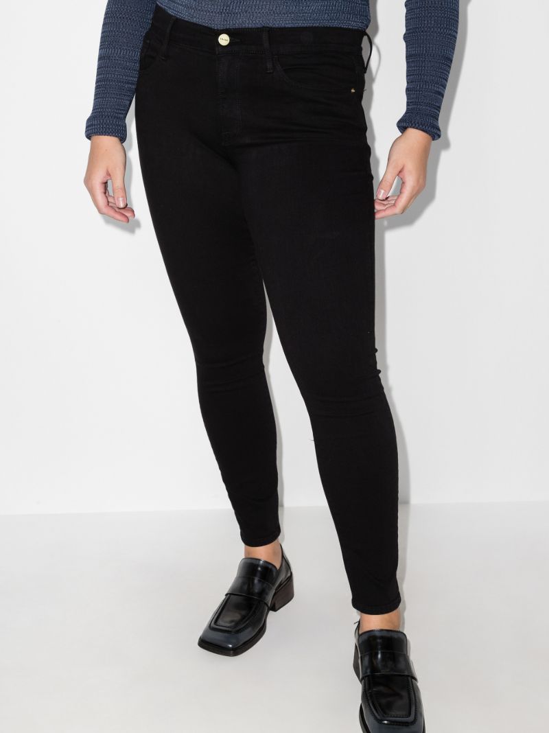 Black Le Color Skinny Jeans