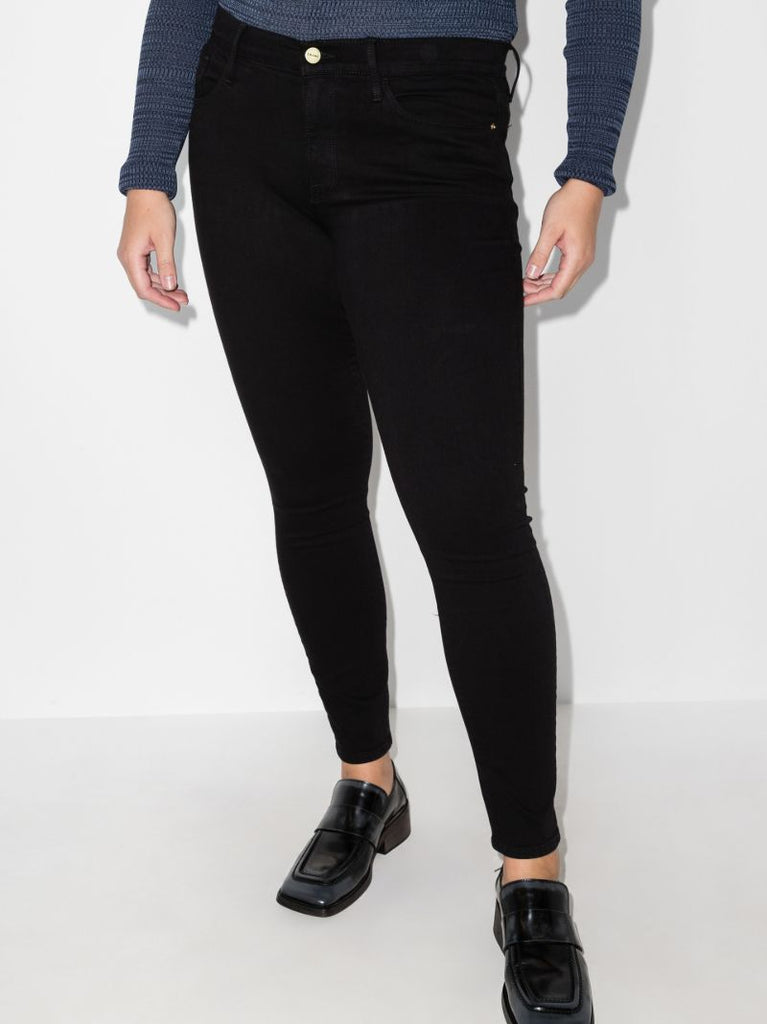 Black Le Color Skinny Jeans