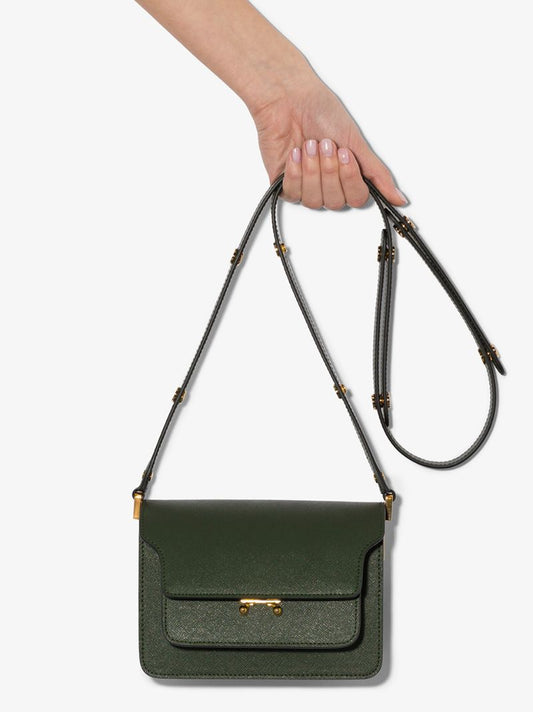 Green Mini Trunk Shoulder Bag