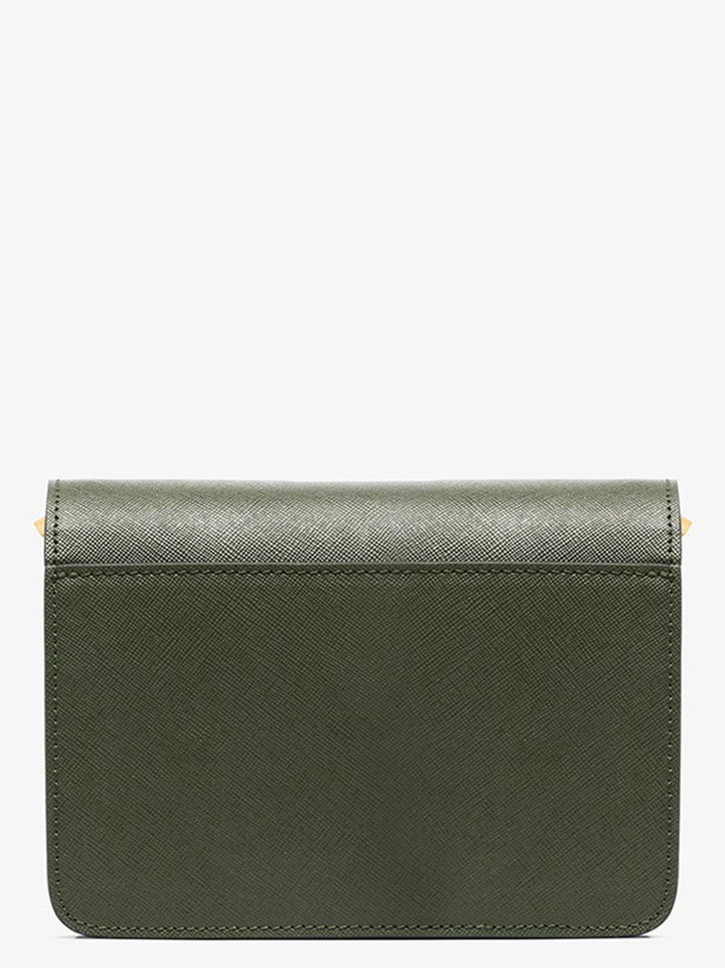 Green Mini Trunk Shoulder Bag