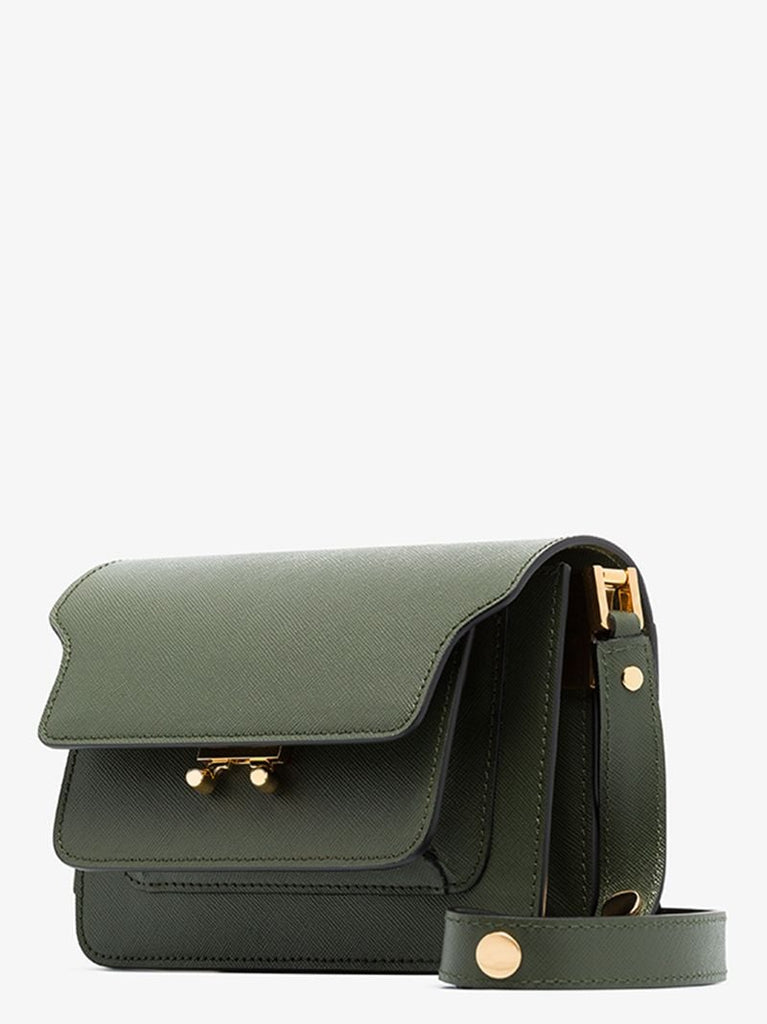 Green Mini Trunk Shoulder Bag