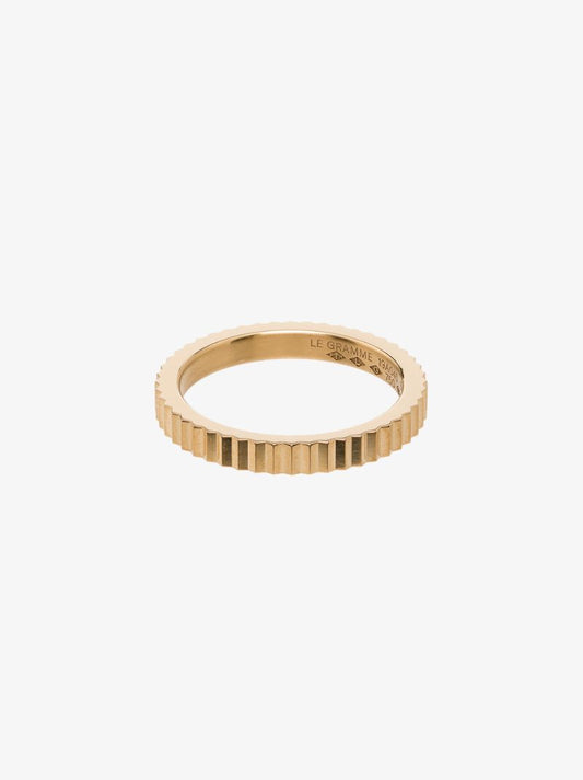 18k Yellow Gold Vert GuillochÃ_x0083_Â© Ring