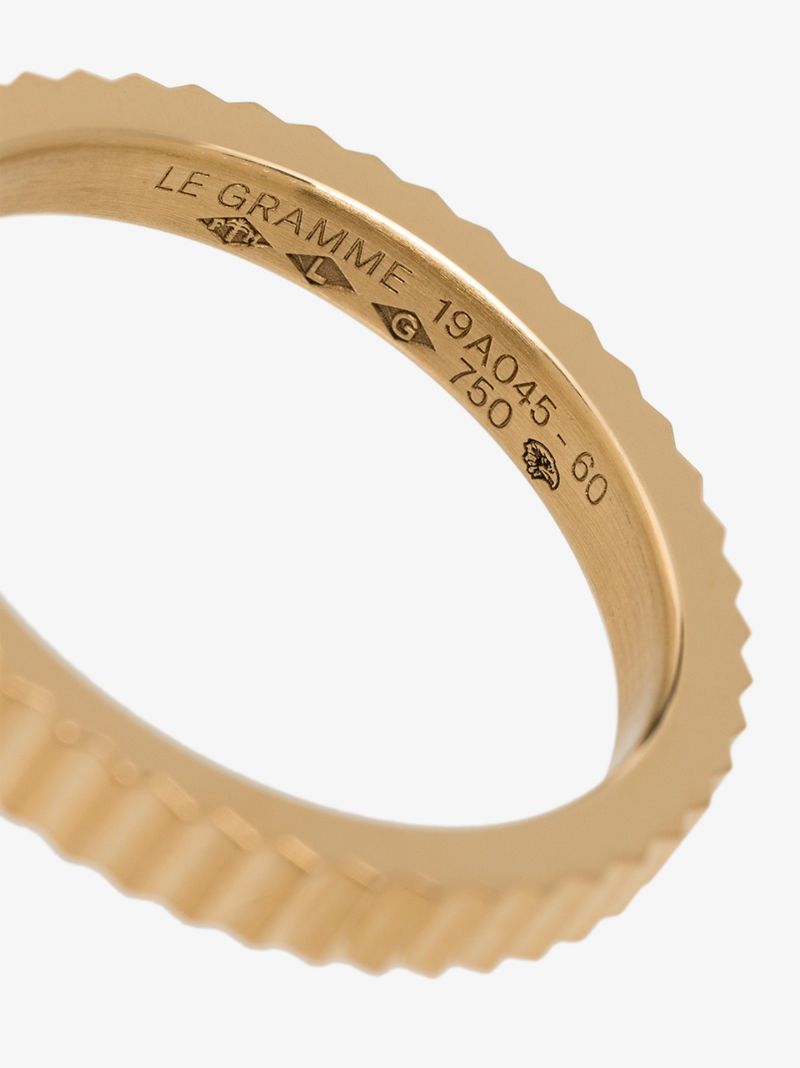 18k Yellow Gold Vert GuillochÃ_x0083_Â© Ring