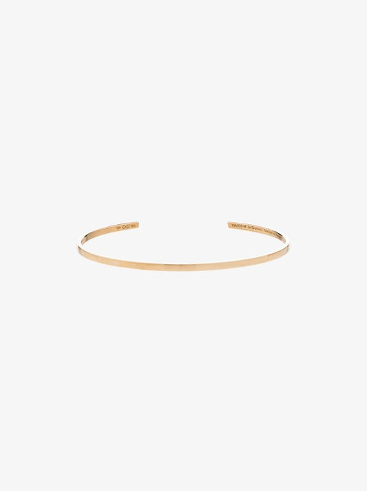 18k Yellow Gold Le 7g Polished Ribbon Bracelet