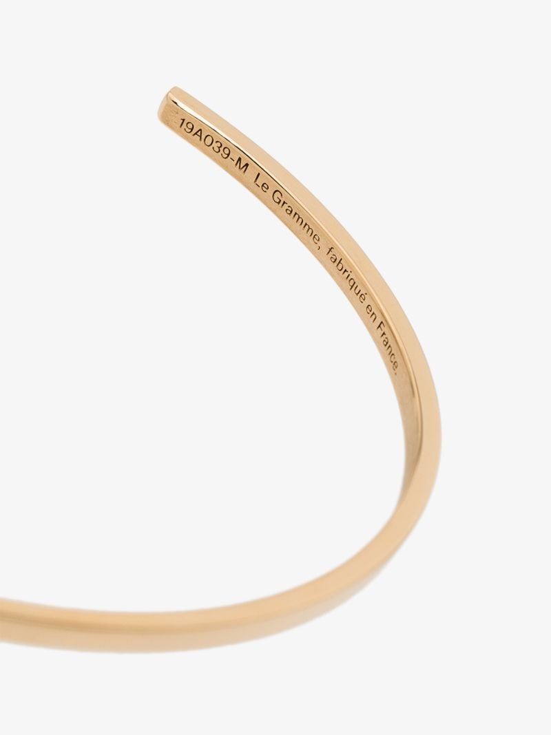 18k Yellow Gold Le 7g Polished Ribbon Bracelet