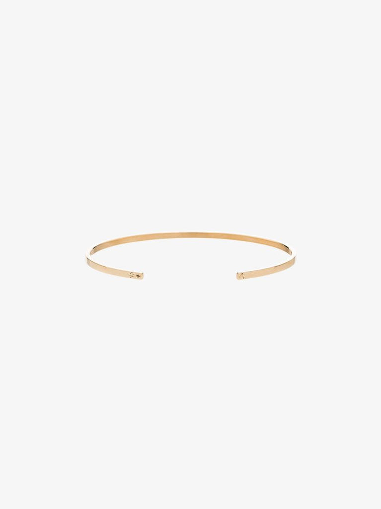 18k Yellow Gold Le 7g Polished Ribbon Bracelet