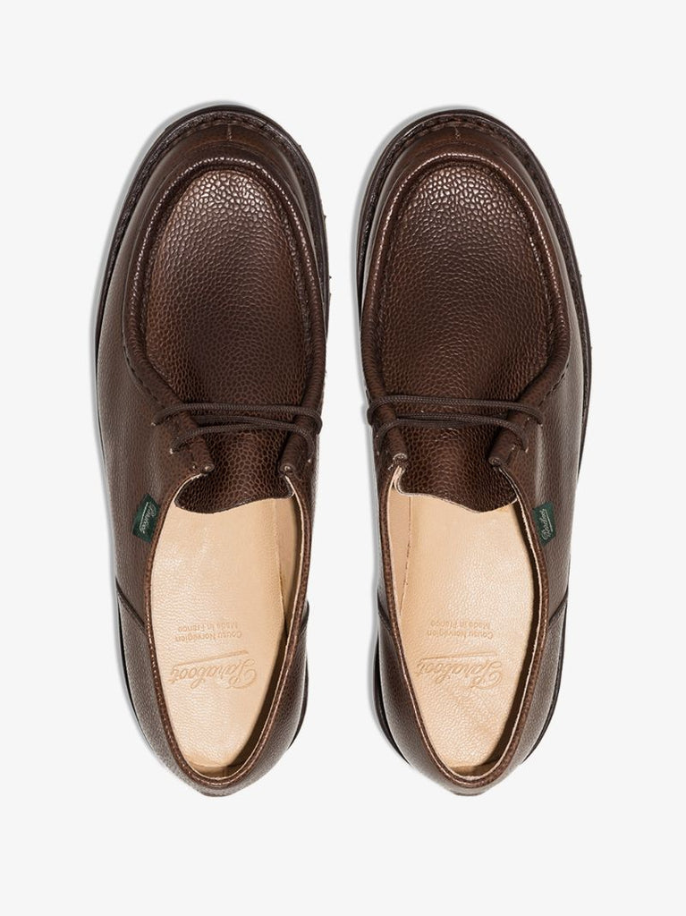 Brown Michael Grain Lace-up Shoes