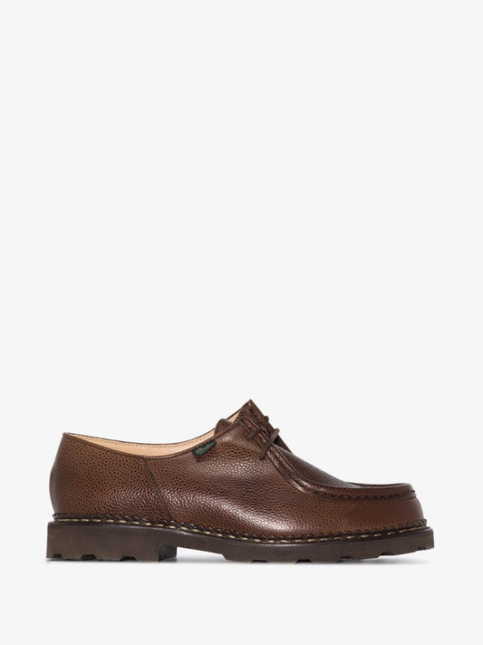 Brown Michael Grain Lace-up Shoes